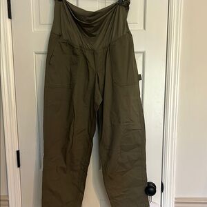 Olive Green maternity cargo Pants